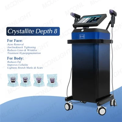 Ntsug Crystallite Qhov tob 8 Fractional RF Microneedling System: 8mm Subcutaneous Adipose Remodeling Nrog Zero Card Xauv